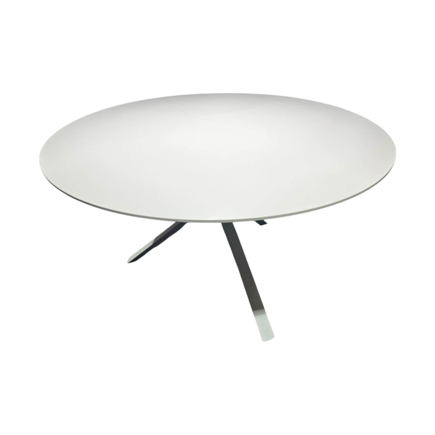 Kristalia - Esstisch Oops I Did It Again Platte Pure Laminat Weiß Gestell Weiß Lackiert - 1