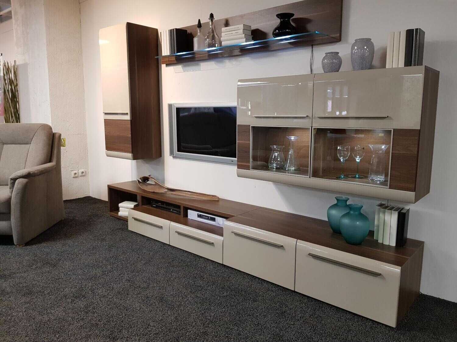 kerkhoff-wohnwand-strada-walnuss-design-mit-beleuchtung-48b732c8746fPPE2orgUI2bP0 Kerkhoff - Wohnwand Strada Walnuss Design mit Beleuchtung - 2