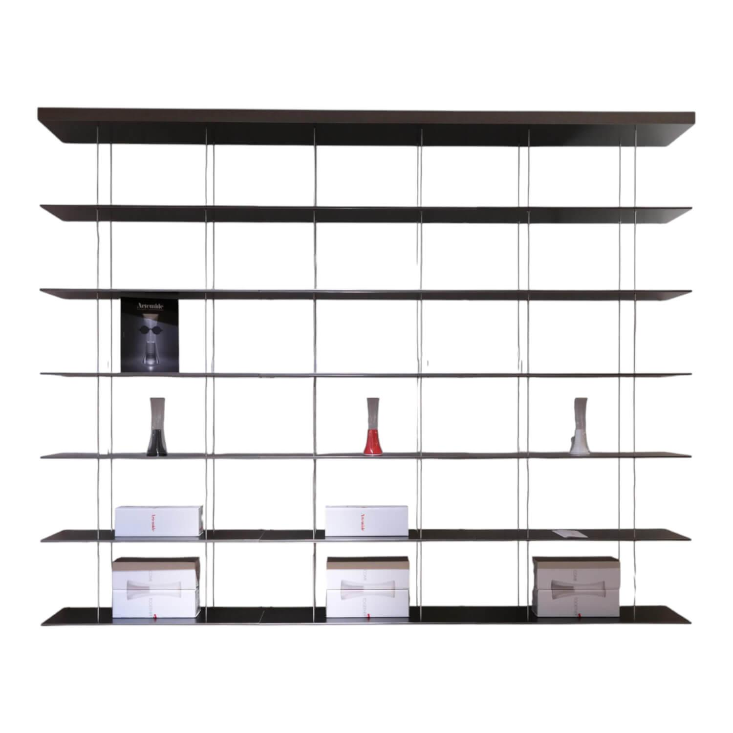 Molteni & C - Graduate Wandregal Aluminium Eloxiert Schwarz - 1