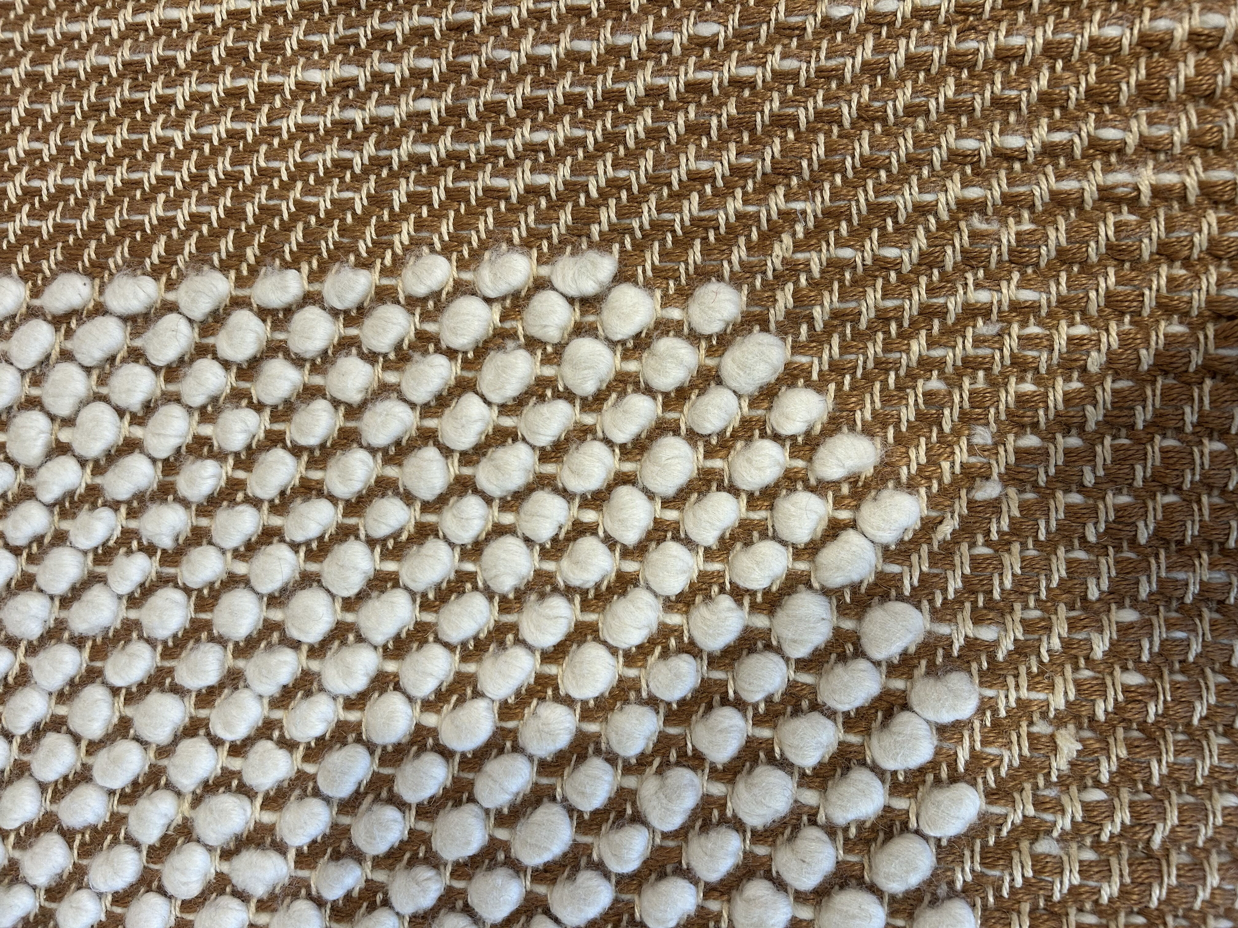 Muuto - Teppich Pebble 25885 Wolle Und Jute Burnt Orange Braun Beige 200x300 - 3