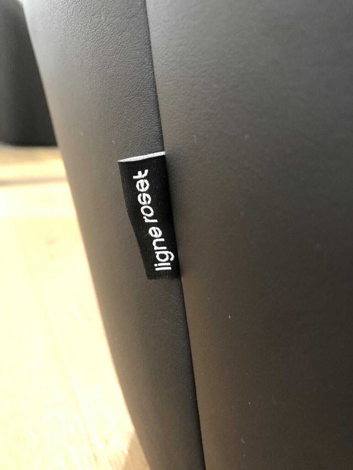 Ligne Roset - Drehsessel Anda Leder 1 Schwarz - 3