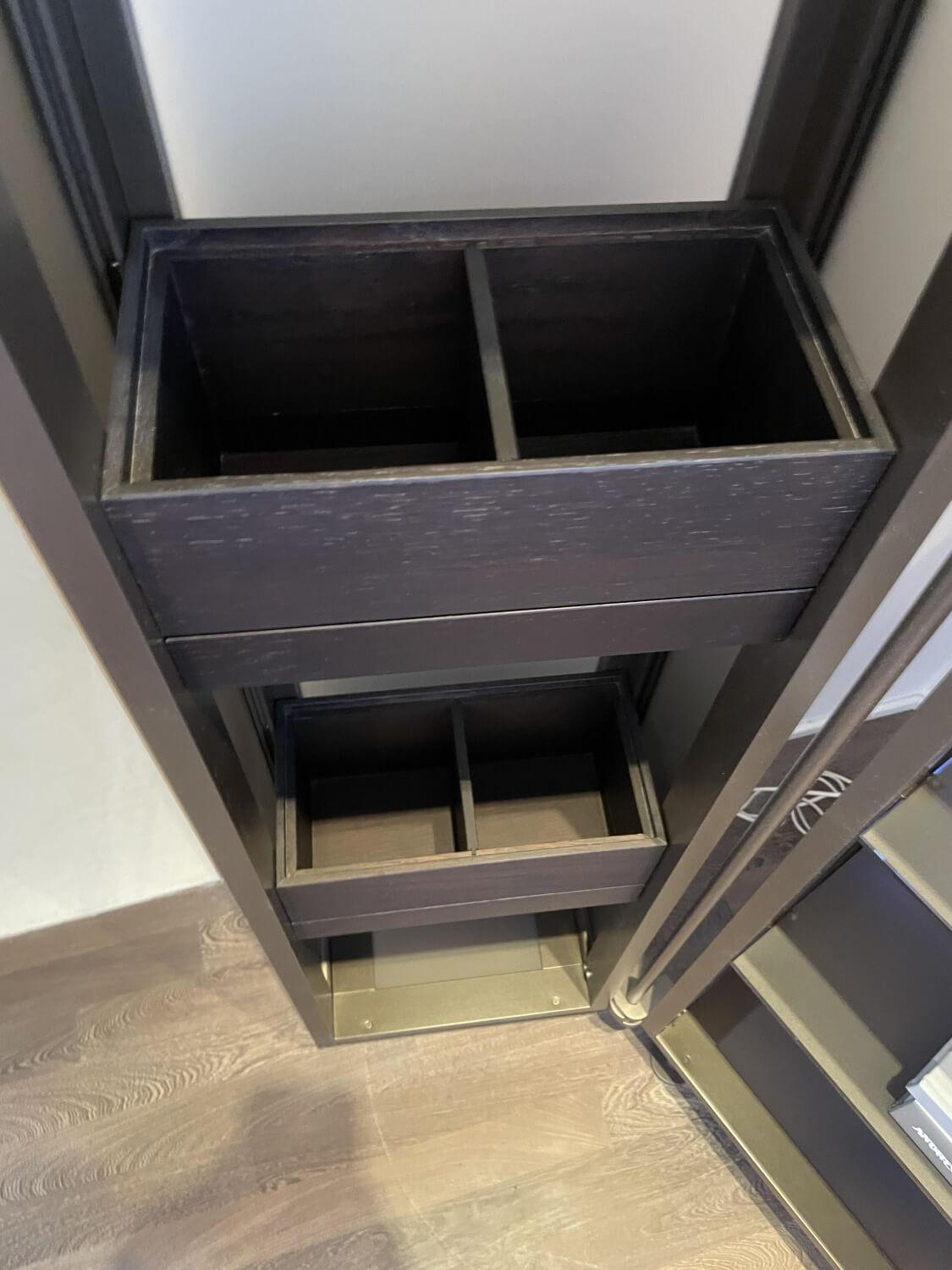 Culti Shakkai - Badezimmerschrank Cube Grau Und Schwarztöne - 4