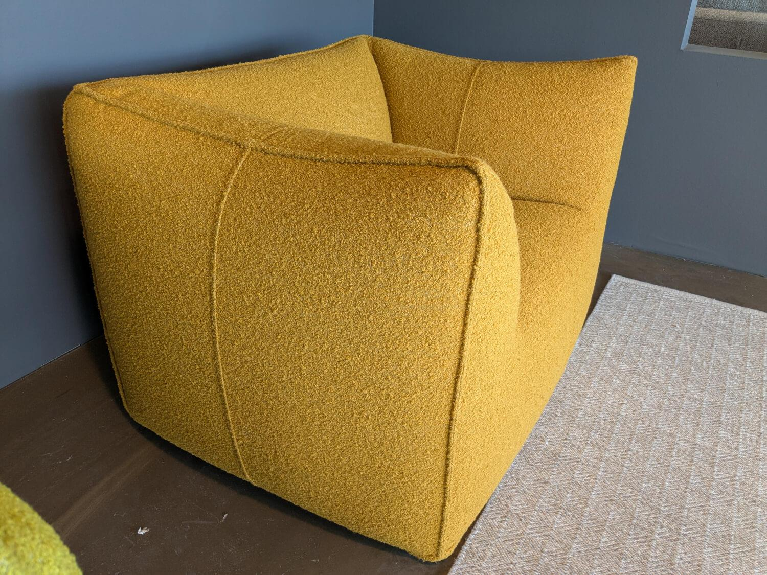 B&B Italia - Sessel LeBambole Stoff Sila Ocker Orange - 4
