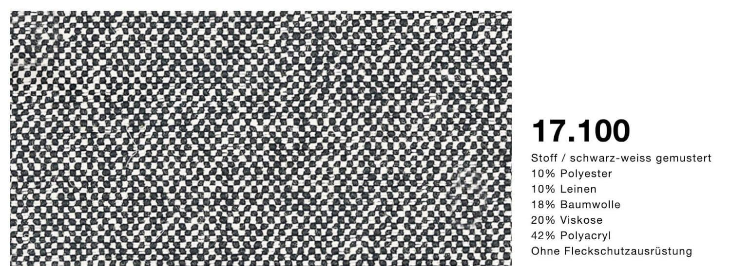 Wohnlandschaft Nuvola Stoff 17.100 Schwarz-Weiß mit 12 Kissen