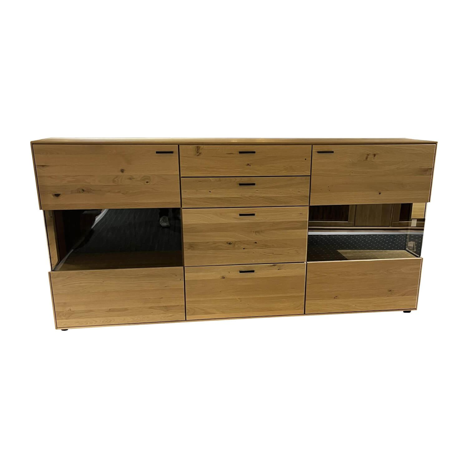 Wöstmann - Sideboard Valmondo Menora Plus Europäische Wildeiche Massiv Mit Beleuchtung - 1