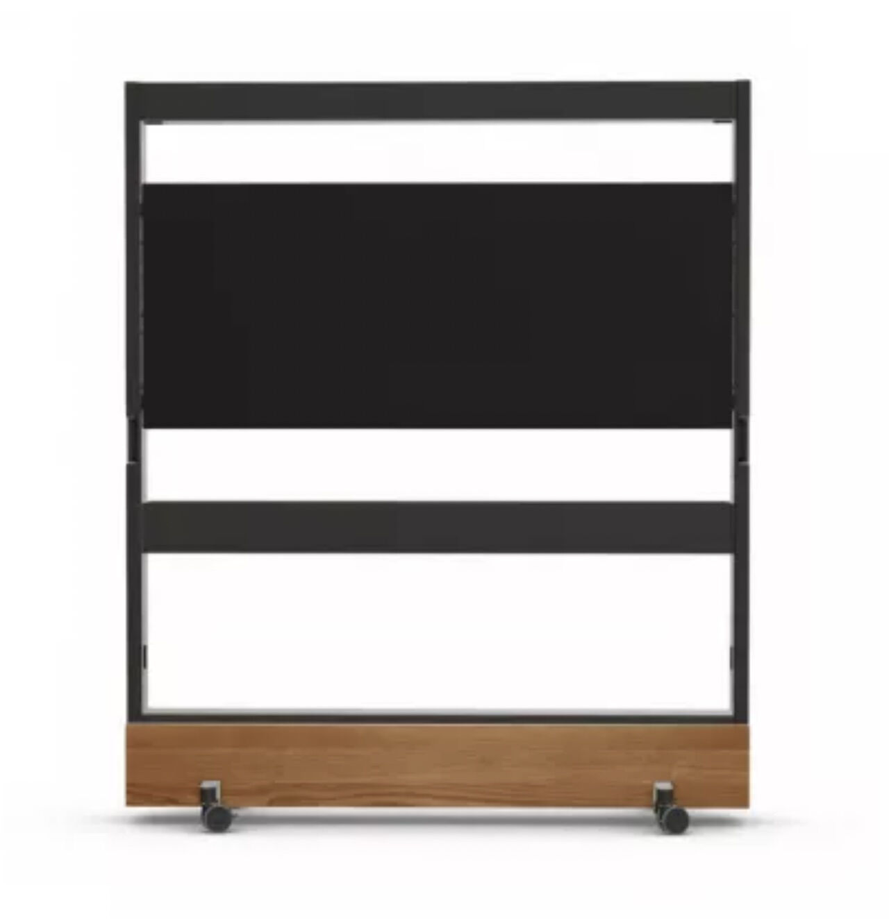 Vitra - Raumtrenner DWA Dancing Wall Stahl Mit Massivholz Beplankung Füße Aluminium - 1