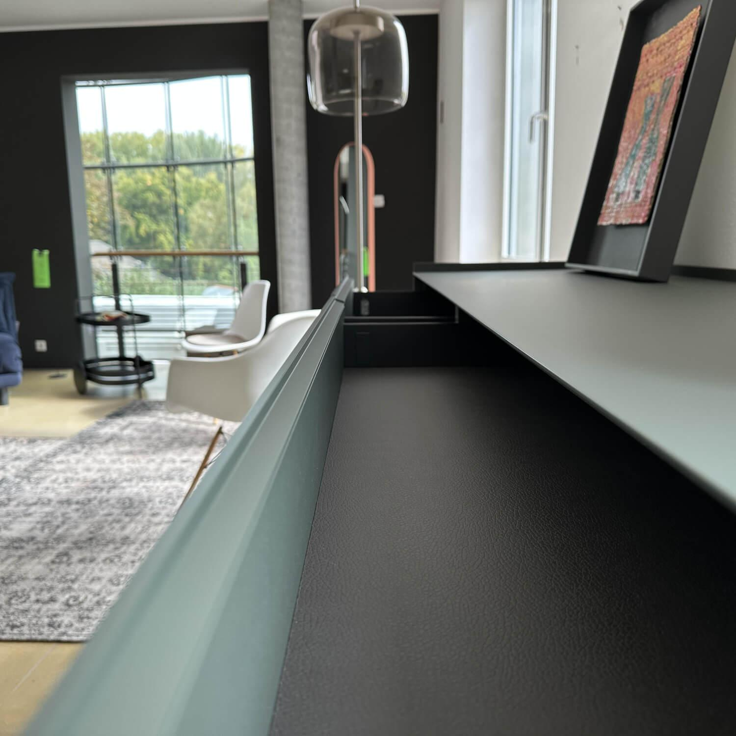 Rimadesio - Sideboard Self Bold Glas Matt Verde Lichte 147 Grün Gestell Metall Verde Lichte 314 Grün Lackiert - 2