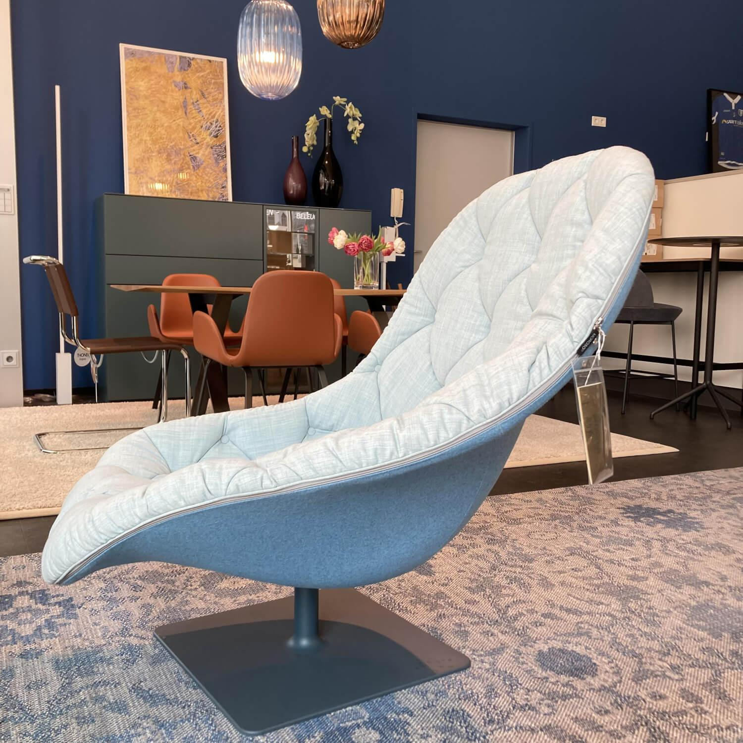 Moroso - Sessel Bohemian BH0001 Stoff 731 Hellblau Sitz Remix 823 Hellblau - 1