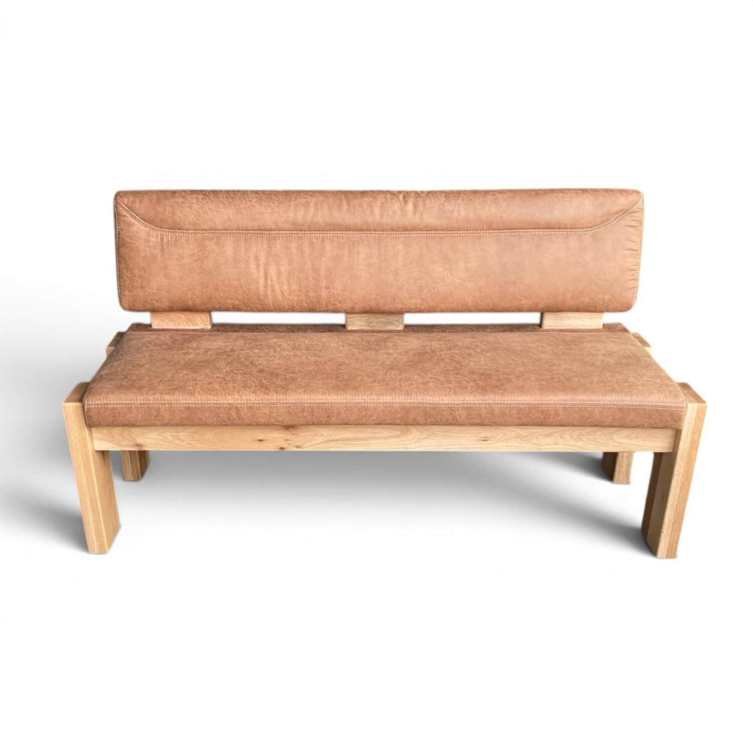 Solobank 4116 Floyd Stoff 760 71 Camel Braun Gestell Balkeneiche Natur Wachseffektlack Mit Stauraum