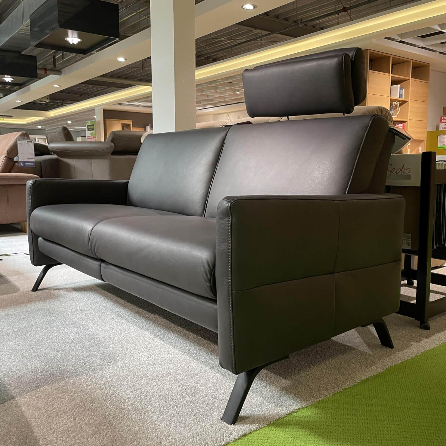 Steinpol - Element group Ortho Sedis 2.0 Anthracite Leather Longlife Evita Anthracite Metal base Black - 5