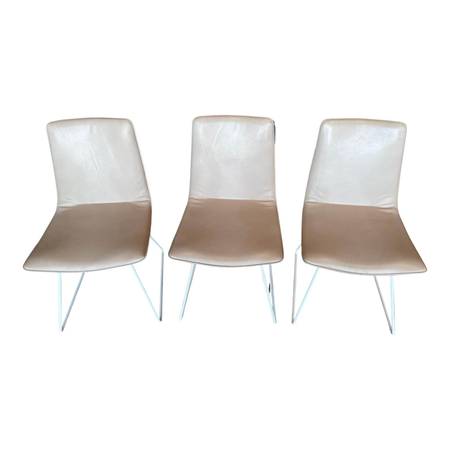 Freifrau - 3er-Set Amelie Basic Leder Oman Platino Creme Metall Weiß - 1