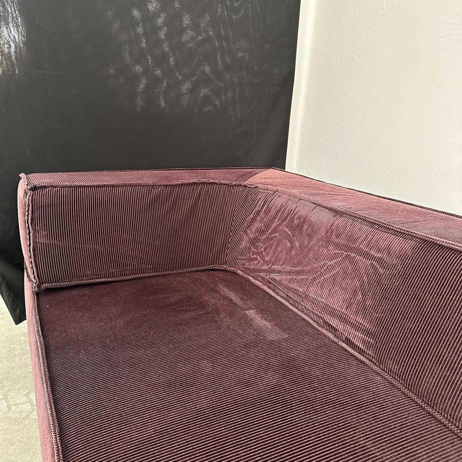 COR - Sofa Trio Stoff 9074 Merlot Dunkelrot - 4