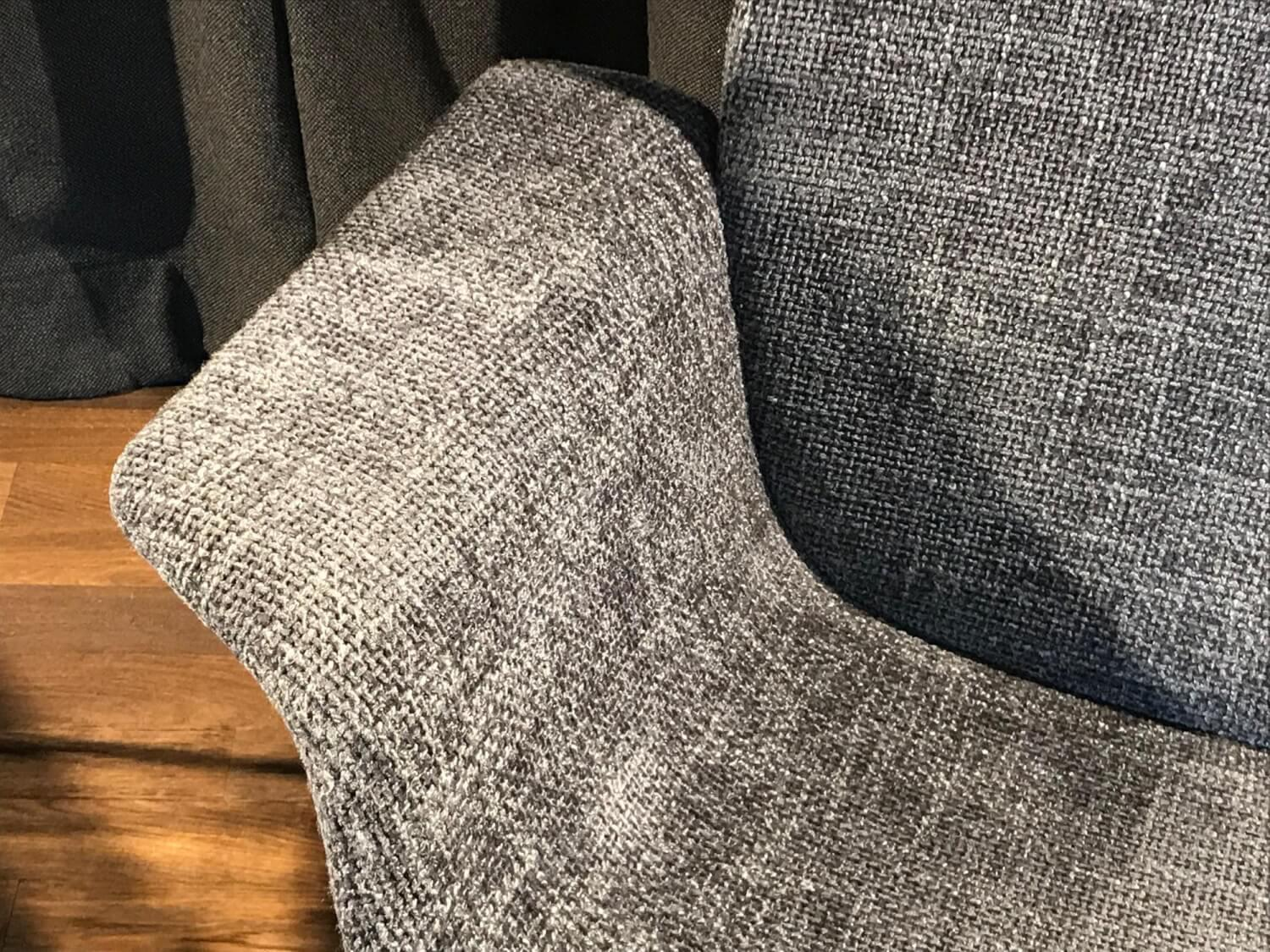 Knoll International - 2er-Set Loungesessel KN01 Bezug Stoff Hermoso Dark Grey Drehgestell Aluminium Anthrazit - 6