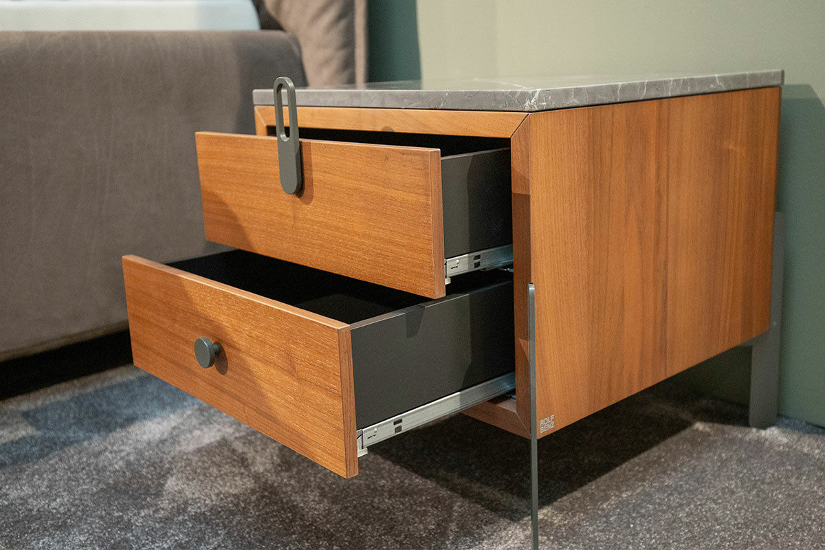 Rolf Benz - Nachtkommode 914 Holzfurnier Amerikanischer Nussbaum - 2