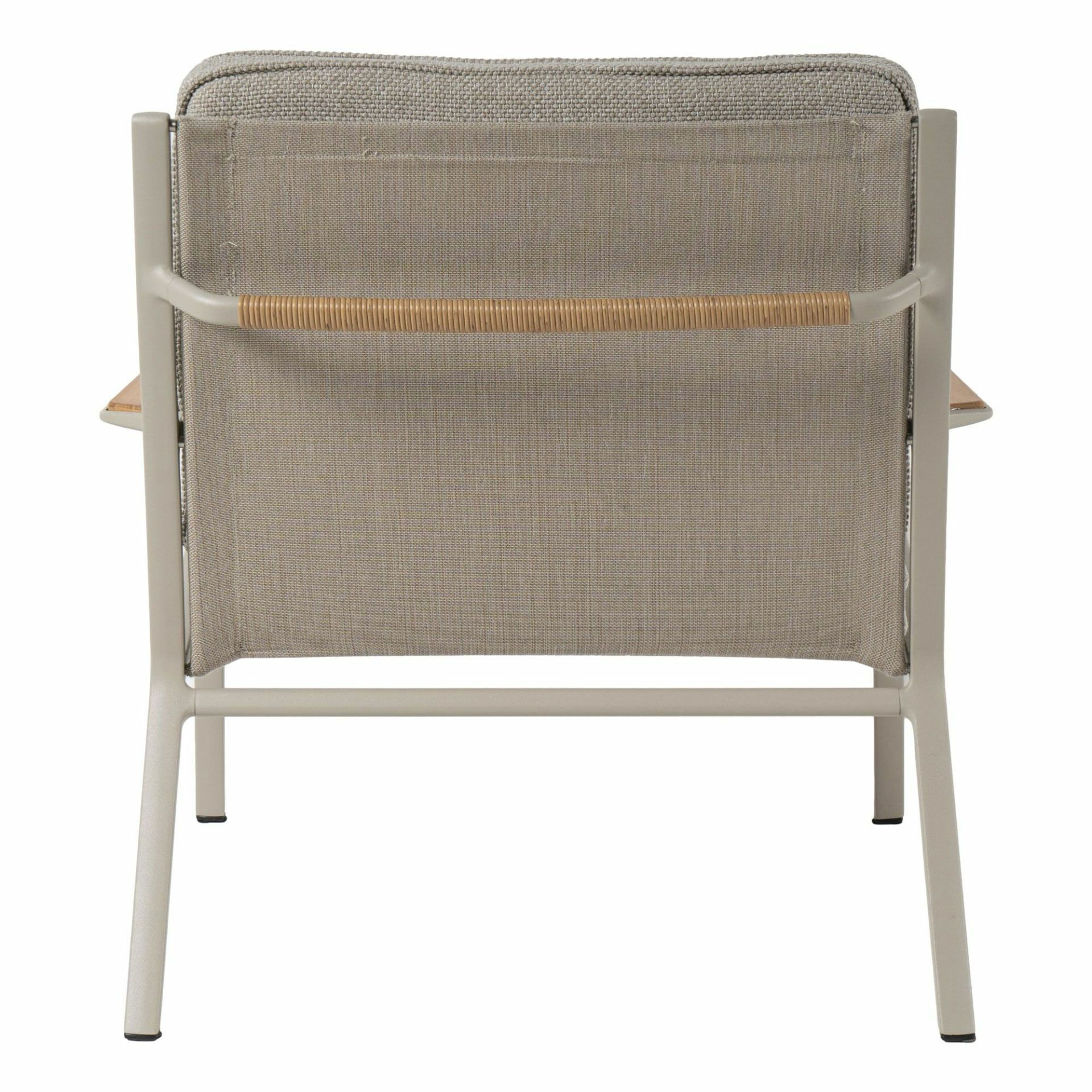 Vipp - Loungesessel Vipp 713 Sitz Und Rücken Gepolstert Rücken Rattan Beige Gestell Aluminium Beige Pulverbeschichtet - 3