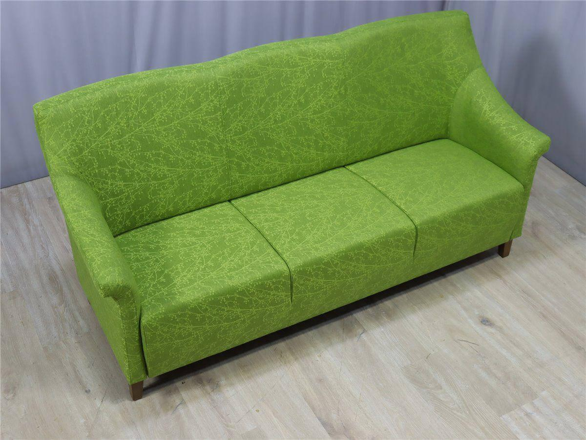 W. Schillig - Sofa 40413 Stoff Camira Blossom Goseberry Grün Gestell Holz - 3