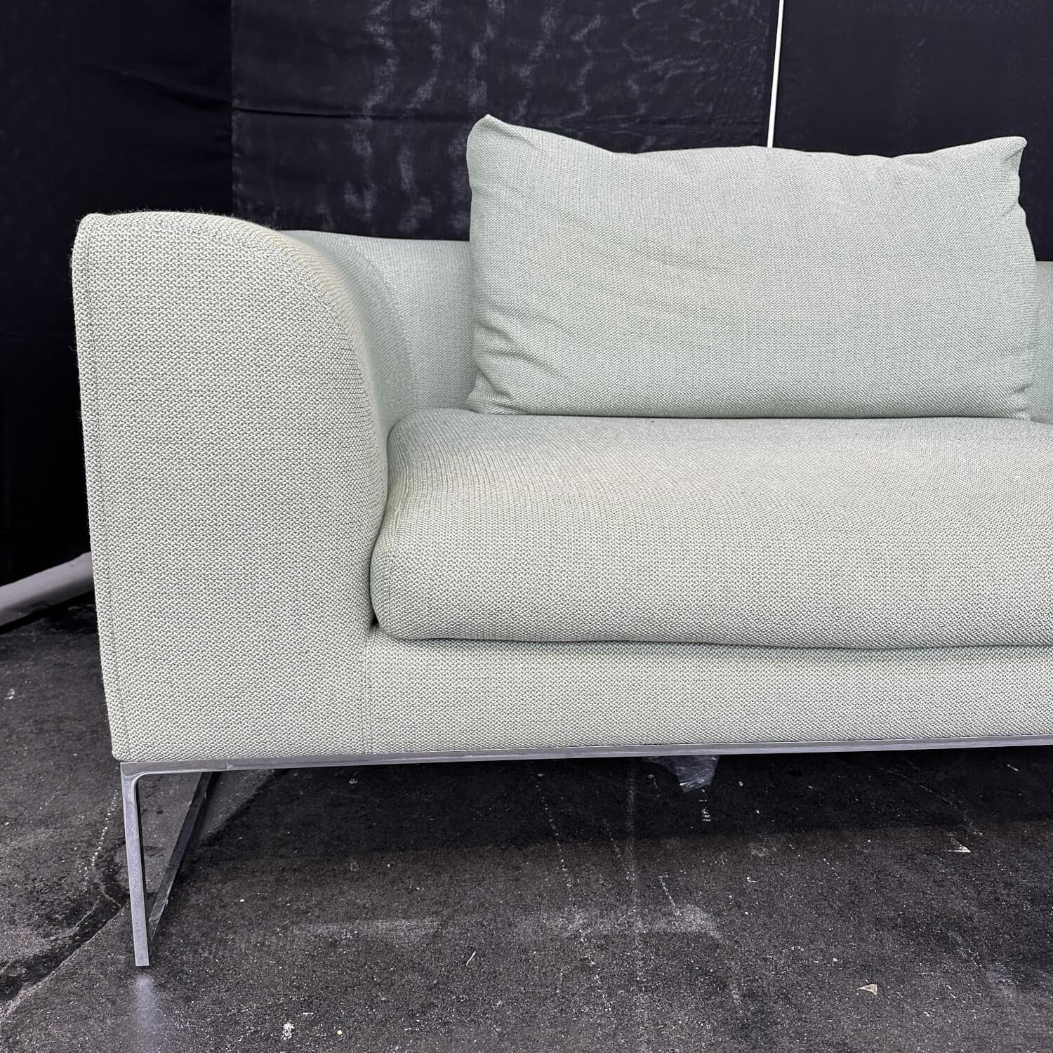 COR - Sofa 48322 Mell Lounge Stoff 10077 Aloe Hellgrün Rahmenfuß Verchromt - 9