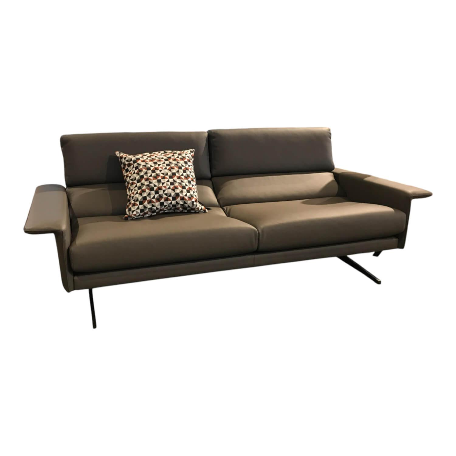 Durlet - Sofa Brooklyn Leder PG500 Chamo Lava Grau - 1