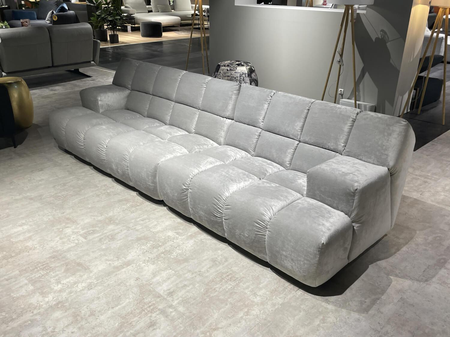 Bretz - Sofa Ocean 7 Stoff Moon Dust 659680 Grau 297 Breit - 5
