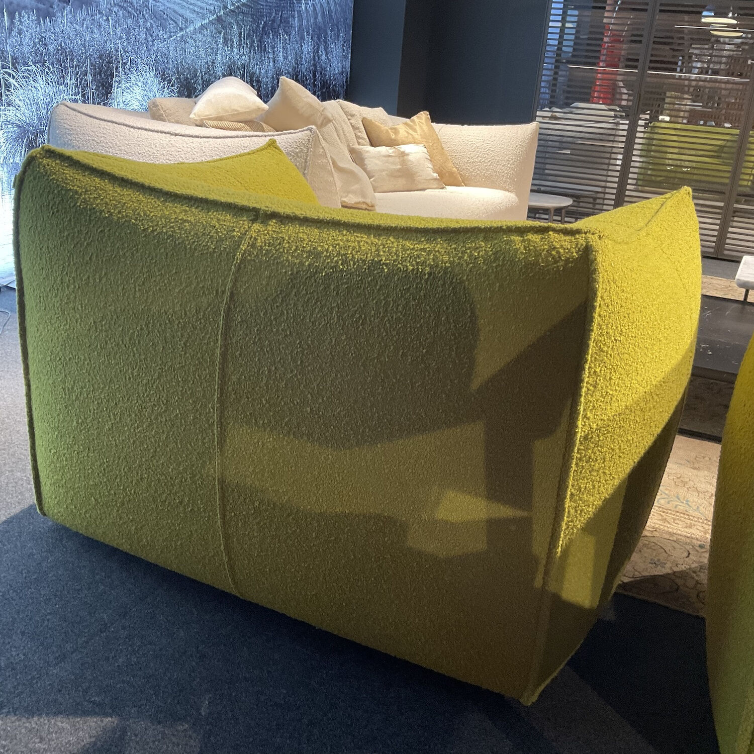 B&B Italia - Sessel Le Bambole Stoff 2823445 Sila Wacholder Grün - 3