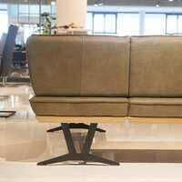 Koinor - Essgruppe Tisch T1005 Eckbank Fraim mit 3 Stühlen S2207 Leder A-India Verde - 10