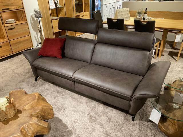 himolla - Garnitur 1926 Leder 27 K-Eleganza Dunkelbraun 2 Sofas - 8