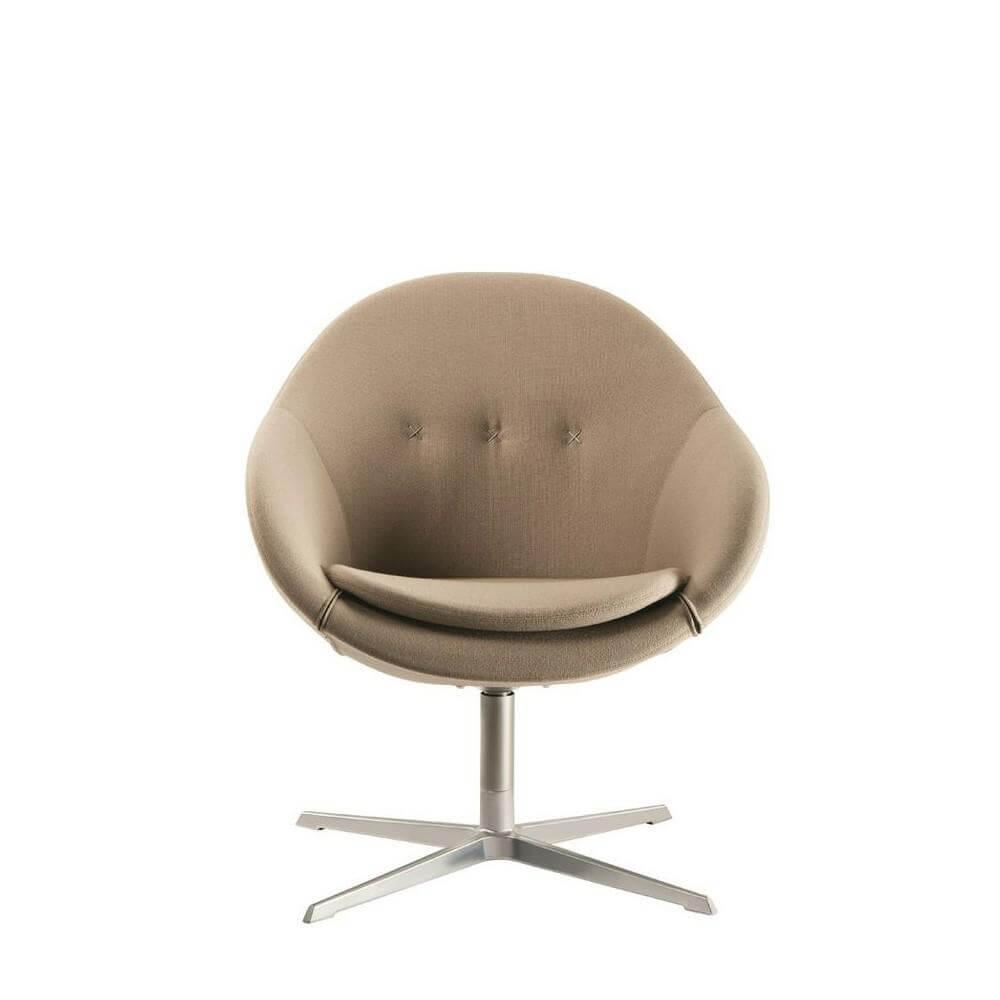 Varier - Sessel Kokon Club Stoff Remix 233 Beige Grau mit Wippmechanik - 1