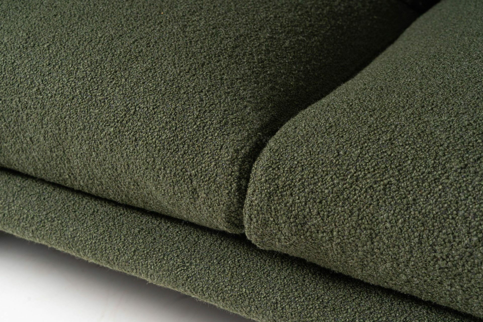 Wendelbo - Sofa Case High Back Stoff Cuddle 16 Grün Gestell Eiche Schwarz Gebeizt Mit Stoff Bezogen - 2