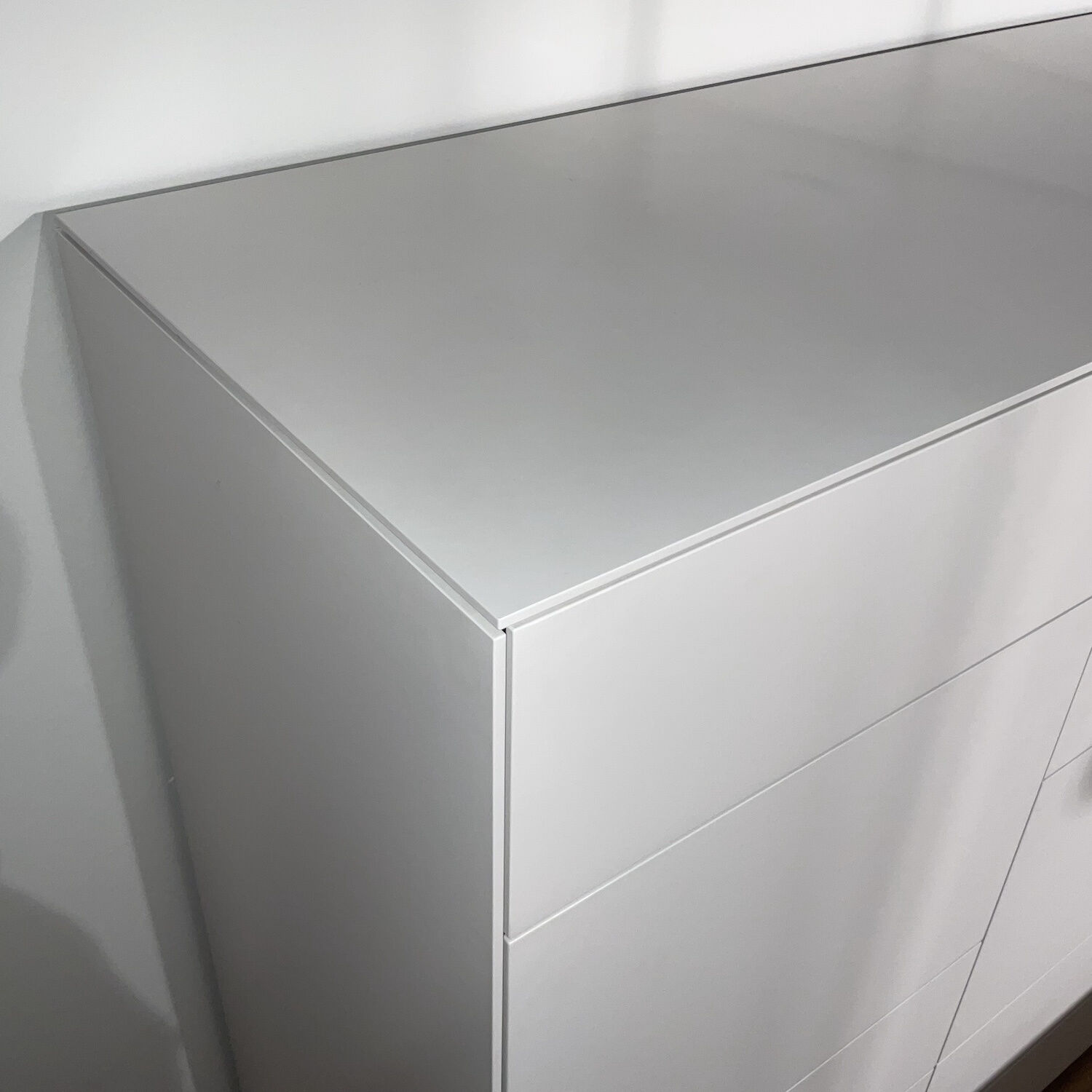Kettnaker - Sideboard Soma Lack Weiß Innen Graphit Anthrazit Sockel Graphit Anthrazit - 4