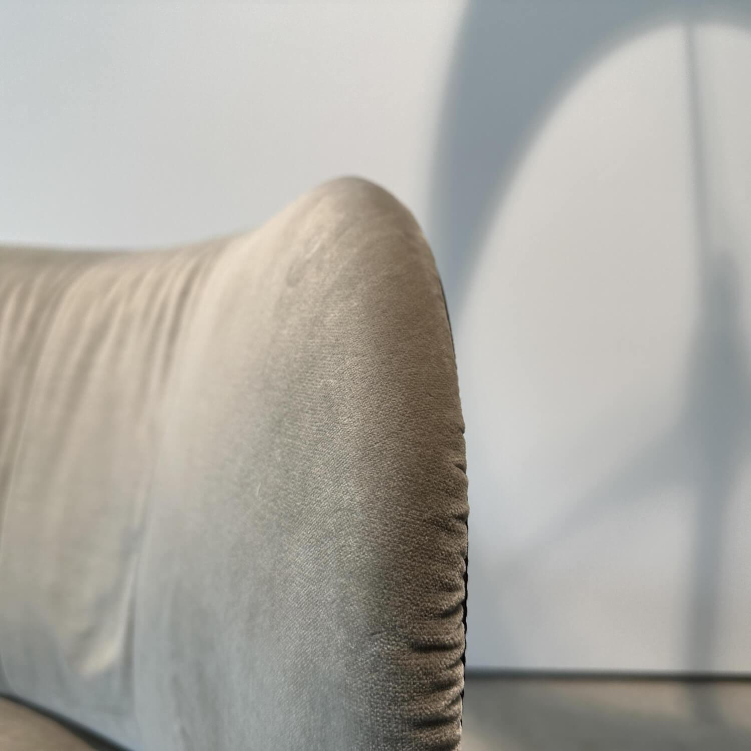 Walter Knoll - Sessel Bao 207 10C Stoff Harald 3 143 Smokey Quarz Beige Leder Saddle Coffe Braun Drehteller Schwarz - 5