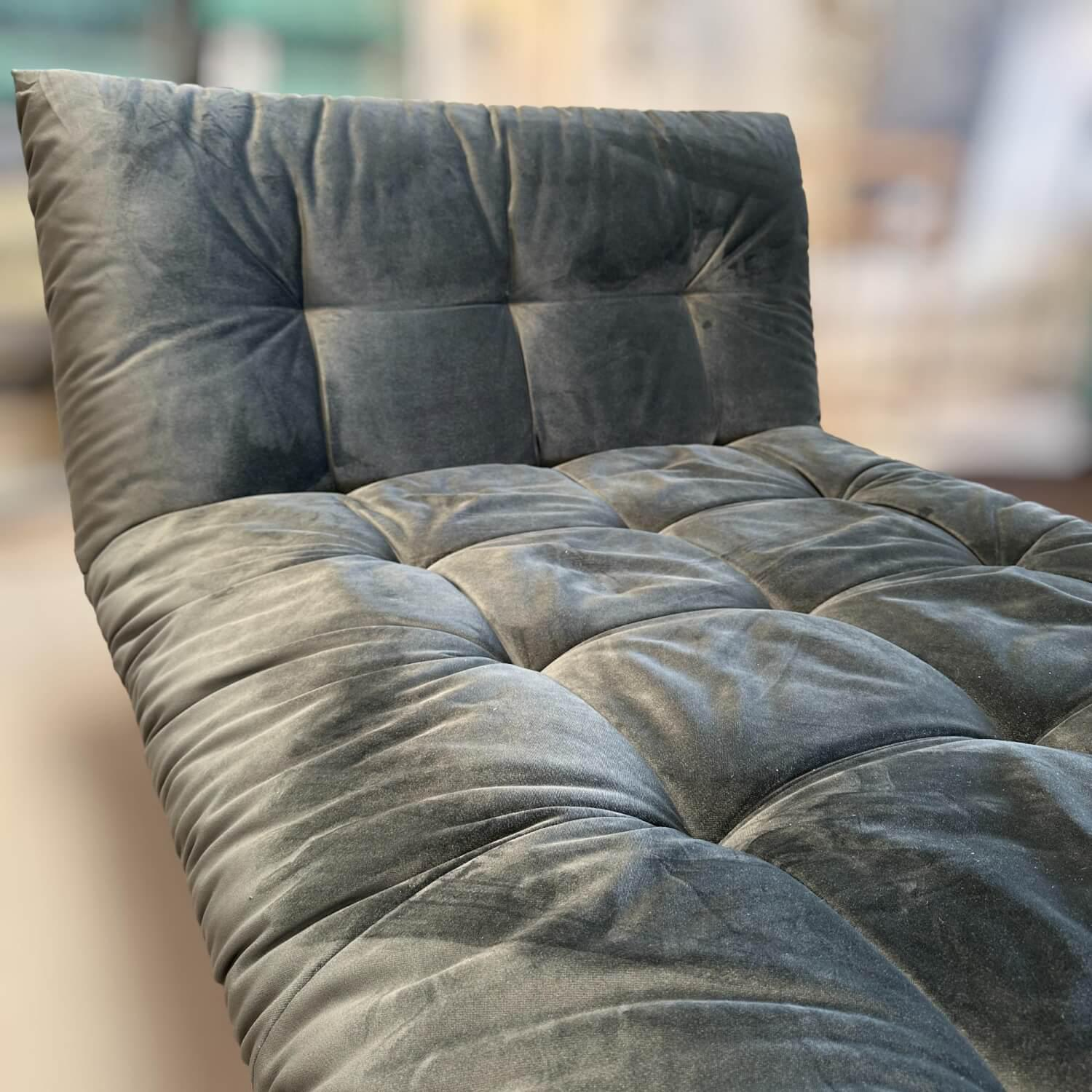 IP Design - Longchair Soulmate Bezug Stoff City Velvet Reloaded CA7832/139 Schwarz - 7