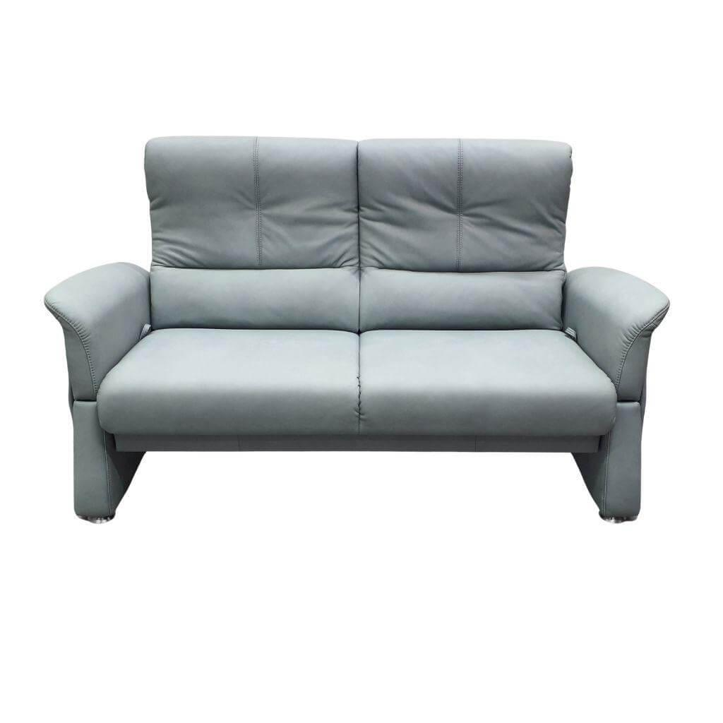 himolla - Sofa 2,5-Sitzer 6001 87 N42 Vorziehcouch Mit Abklappbaren Seitenteilen Leder 22 Soft Nappa Jade Grau Grün - 1