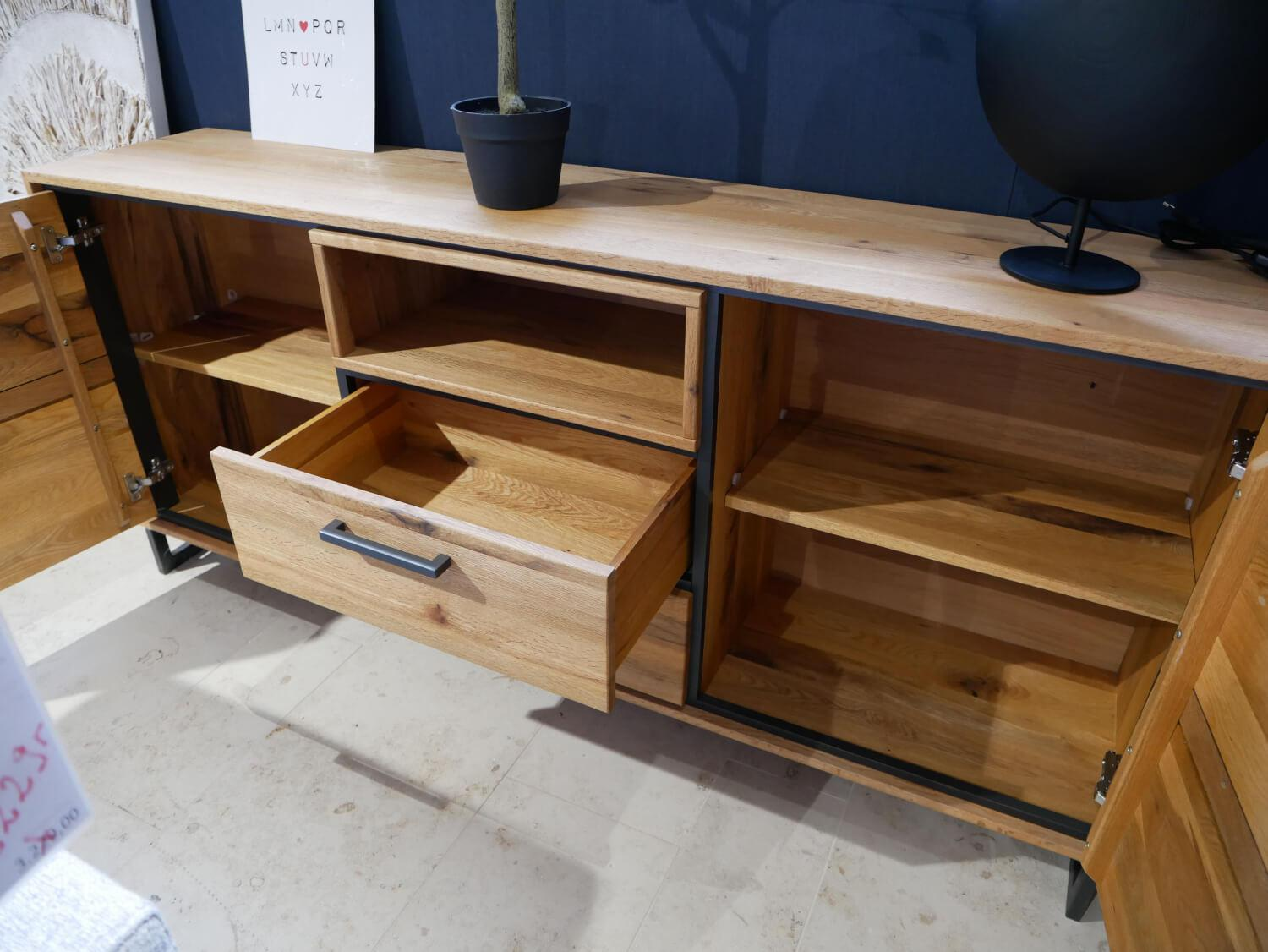 Natura - Sideboard Oakhaven Zerreiche Massiv Natur Geölt - 4