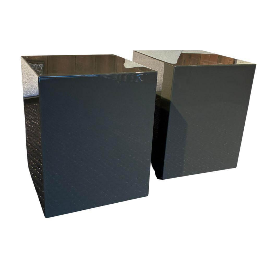 Minotti - 2er-Set Beistelltisch Solid Lack Moos Glänzend - 1
