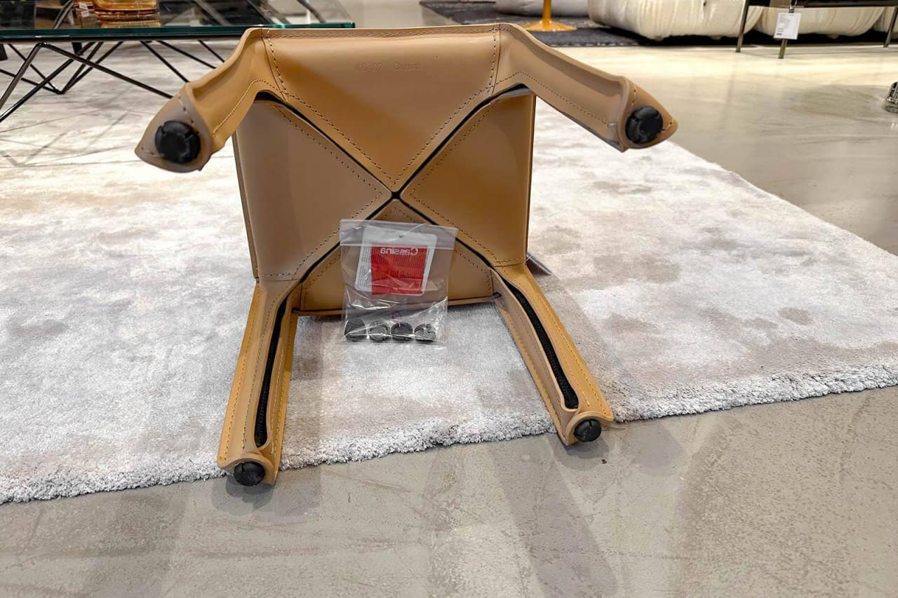 Cassina - Stuhl CAB 412 Kernleder Natur Cuoio Naturale Braun - 4