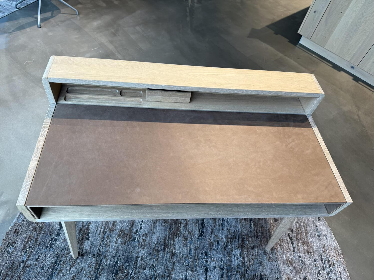 Team 7 - Sekretär Sol Eiche Weißöl Naturleder Taupe - 5