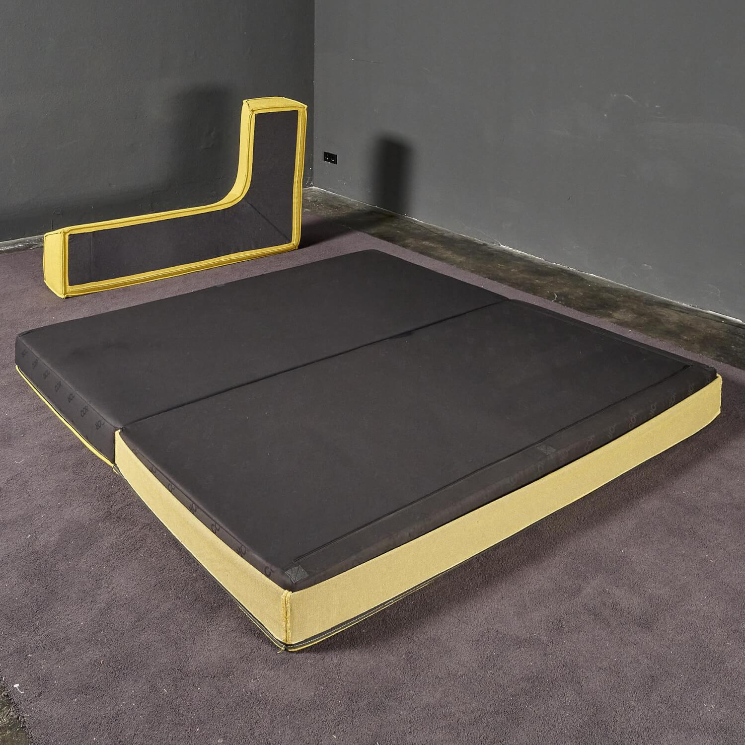 COR - Schlafsofa Trio Stoff 8077 Curry Gelb - 12