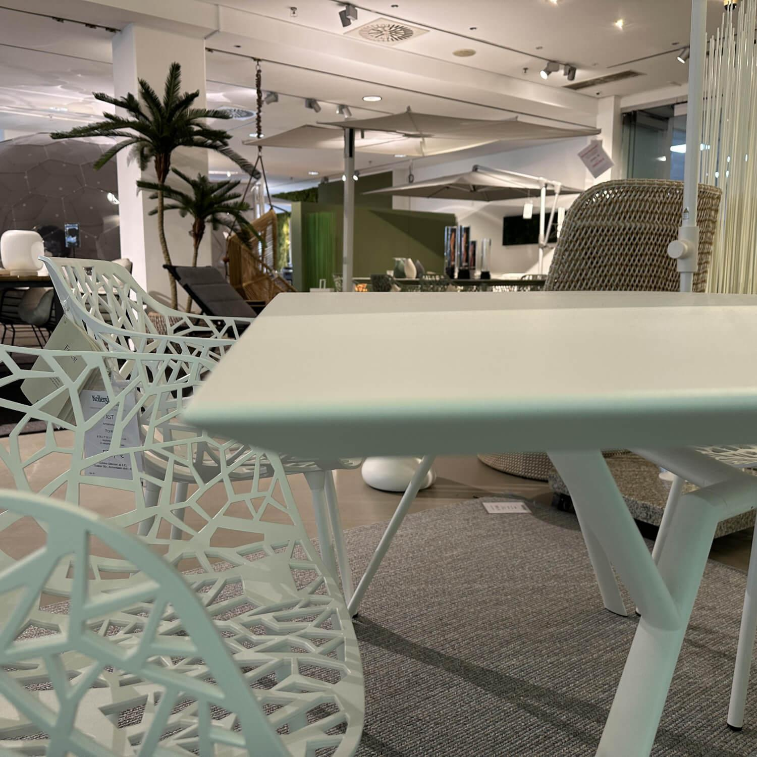 Fast - Outdoor Gruppe Radice Quadra Forrest Aluminium Weiß Pulverbeschichtet - 4