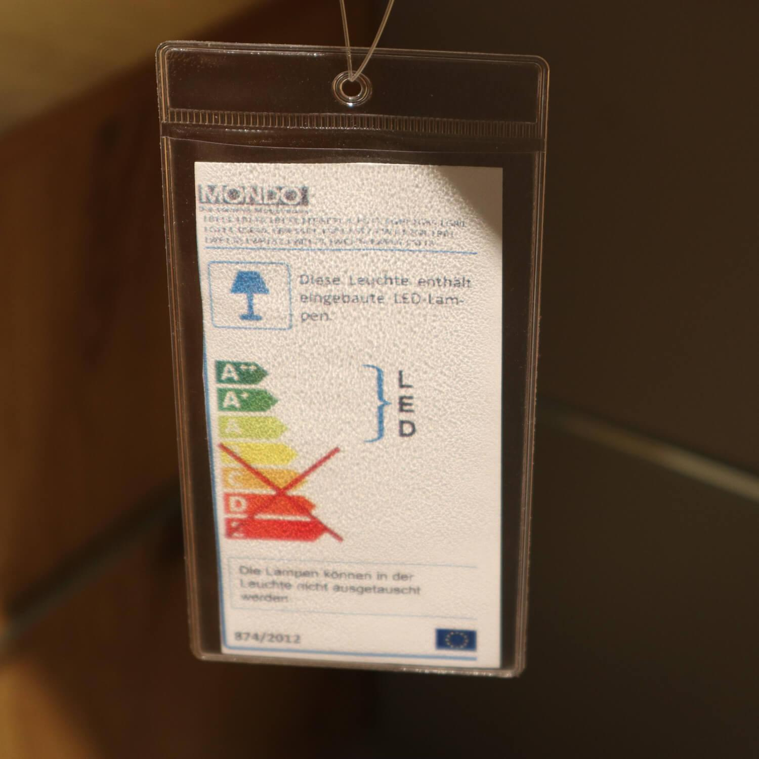 Gwinner - Wohnwand Braviso Lack Seidenmatt Fango Akzente Balkeneiche Honig Griff Edelstahlfarben - 9