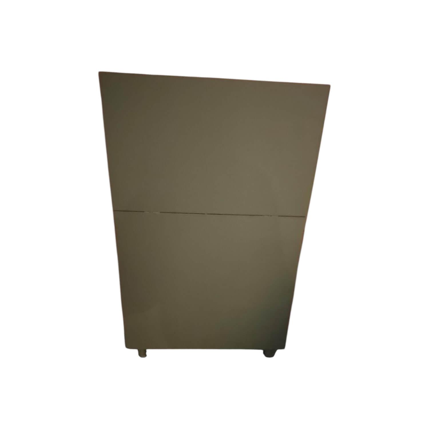 Müller Möbelwerkstätten - Sekretär Flatmate Linolium Olive Grün Mit Birkenschichtholzkante Ordnungsset Metall Olive Grün - 1