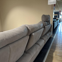 W. Schillig - Ecksofa 16741 seventy5 Leder Steel (LK50) Grau Fuß FT9 M99 Schwarz Mit Sitztiefenverstellung - 4