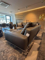 Poltrona Frau - Sofa Let It Be Large Leder SC 28-Seppia Braun Grau - 4
