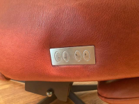 Activineo - Sessel Boss Leder L30 WL Rouge Rot Gestell Metall Schwarz - 9