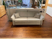 Nehl - Sofa 2-Sitzer Collin Stoff Austin Silber Uni Und Gesteppt - 6