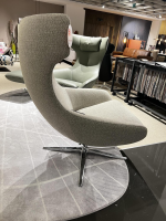 Leolux - Sessel Caruzzo Stoff 24922 Varese 22 Angora Beige Gestell Aluminium Poliert - 6