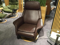 Stressless - Relaxsessel Sam 1356710 Leder Paloma 094 Chocolate Braun Gestell Wood Disc 33 Eiche Natur - 4