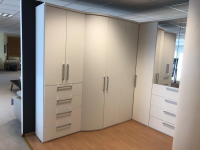 Nolte - Eckschrank Horizont 10 Polarweiß Innen Leinenoptik - 3