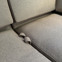 Brühl - Ecksofa Tomo Soft Stoff 3677 020 Grau Braun Füße Metall Glänzend Verchromt Mit Verstellbaren Rückenlehnen - 9