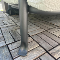 B&B Italia - Outdoor Sofa Borea Stoff Larice Bast 102 Lusso Beige Gestell Aluminiumblech Metall Anthrazit Lackiert Mit Abdeckung - 4