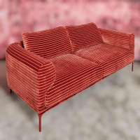 IP Design - Sofa Loop 2/75 Stoff Glory IP1791-262 Rot Füße Rot - 4